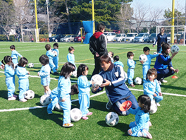 写真：サッカースクール